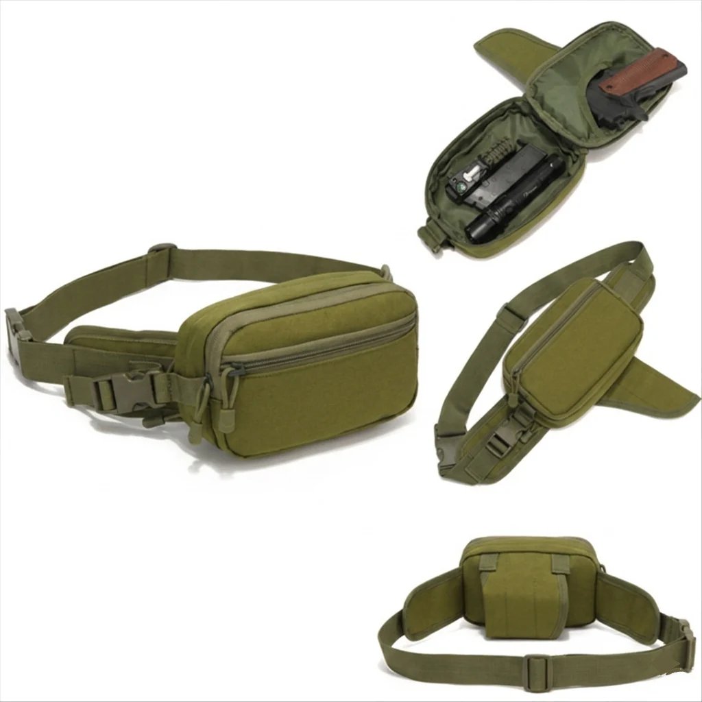 🎒 Tactical EDC Waist Bag – Concealed Carry Crossbody Utility Pack 🇺🇸🔥