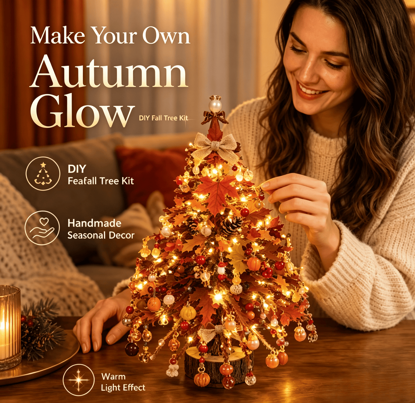 🎄✨ Handcrafted Crystal Christmas Tree DIY Kit – Create Holiday Magic