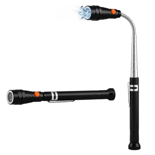 🔦🧲 USB Rechargeable LED Magnetic Pickup Tool with Flexible Neck