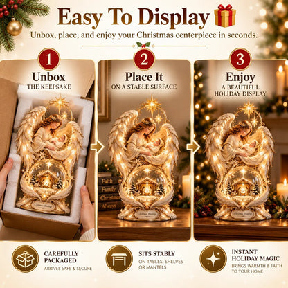 🌟 Bethlehem Comes to Life | Illuminated Nativity Scene ✝️