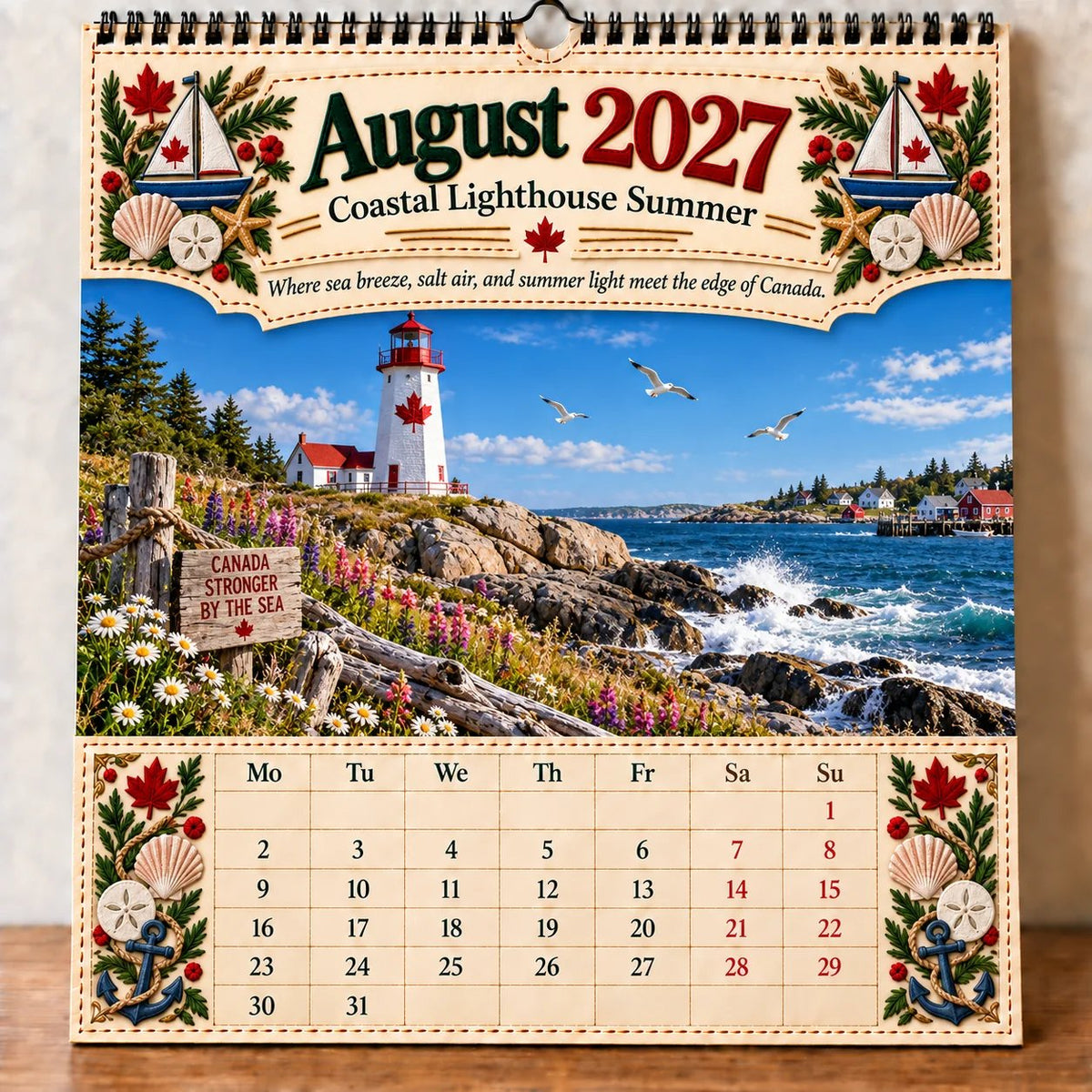 🇨🇦 Canada 160: Our Home, Our Story – 2027 Commemorative Wall Calendar 🍁