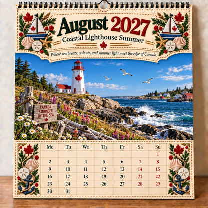 🇨🇦 Canada 160: Our Home, Our Story – 2027 Commemorative Wall Calendar 🍁