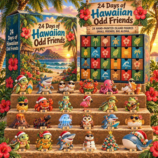 🌺 Aloha Oddballs™ | 24 Tropical Mini Advent Calendar