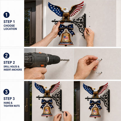 🔥🦅🇺🇸 Ring in the Semiquincentennial: 1776-2026 "Spirit of Liberty" Eagle Bell