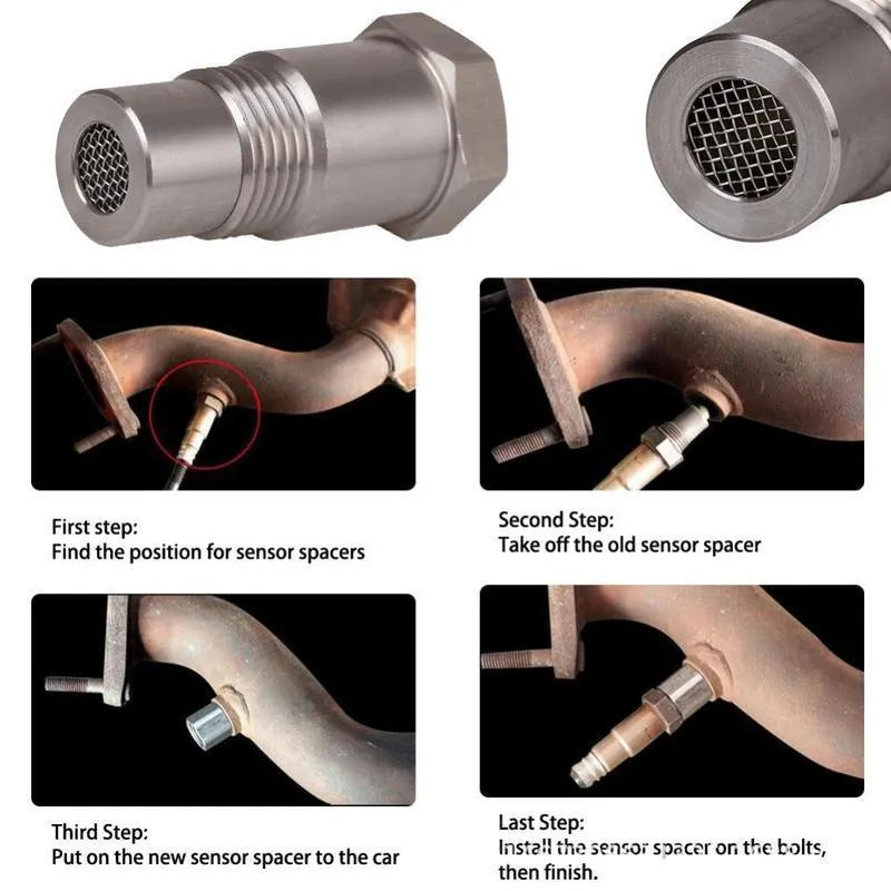 ✨ 🚗 O2 Sensor Spacer Adapter – Oxygen Sensor Extender for Check Engine Light