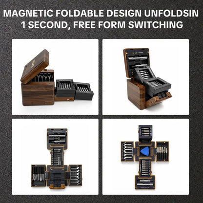 🧰 55-in-1 Magnetic Precision Screwdriver Set | Compact Repair Kit for Electronics & More