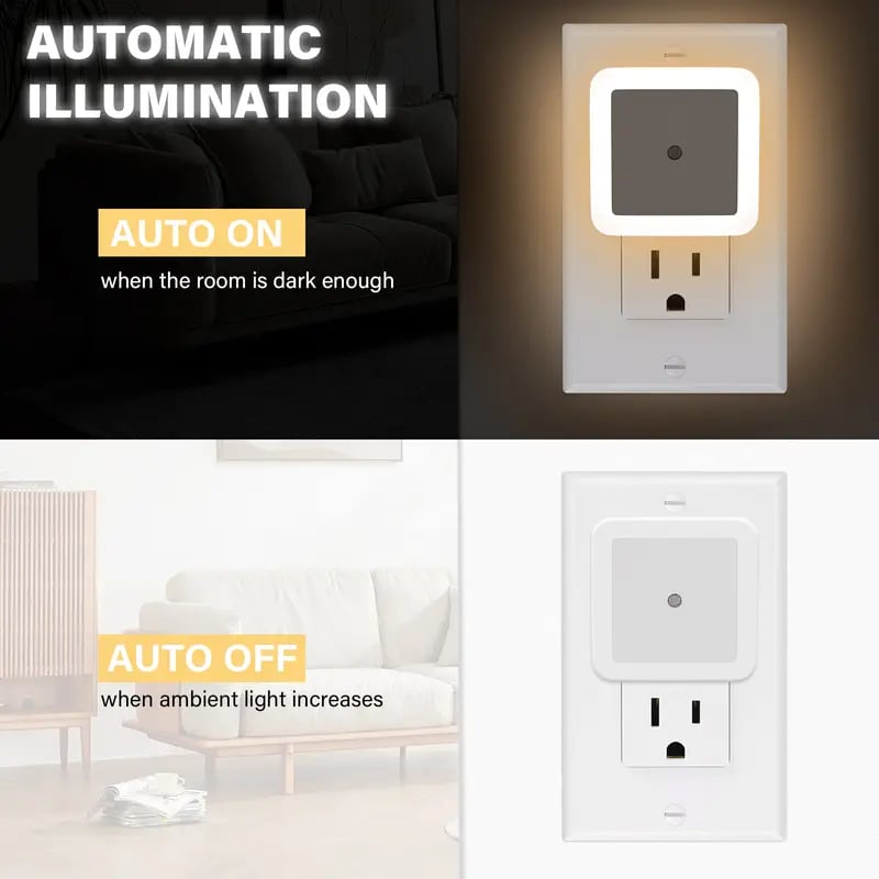 ✨Night Lights Plug into Wall 6-Pack