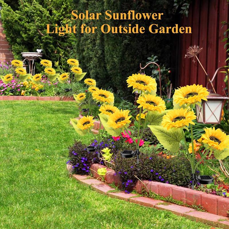 🌻Mother's Day Sale 49% OFF🌞Solar LED Sunflower Garden Lights-29.6inch/74cm