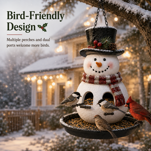 🔥🎄 Christmas Bird Café – 5 Whimsical Feeders for a Festive Winter Garden
