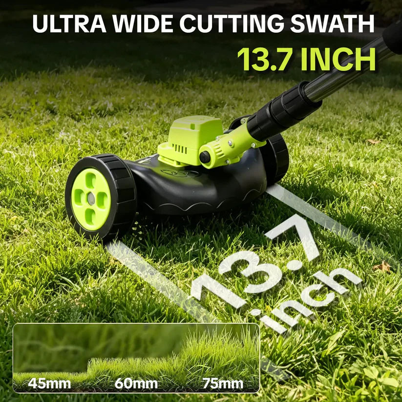 ⚡ 3-in-1 Cordless Grass Trimmer with 2×21V Batteries | Trim, Edge & Brush Cut with Ease