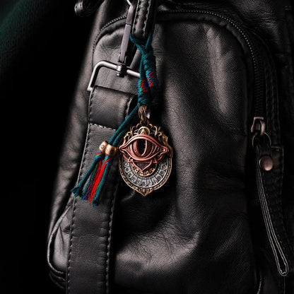 🔮 Handcrafted Tarot Eye Pendant – A Symbol of Intuition & Insight
