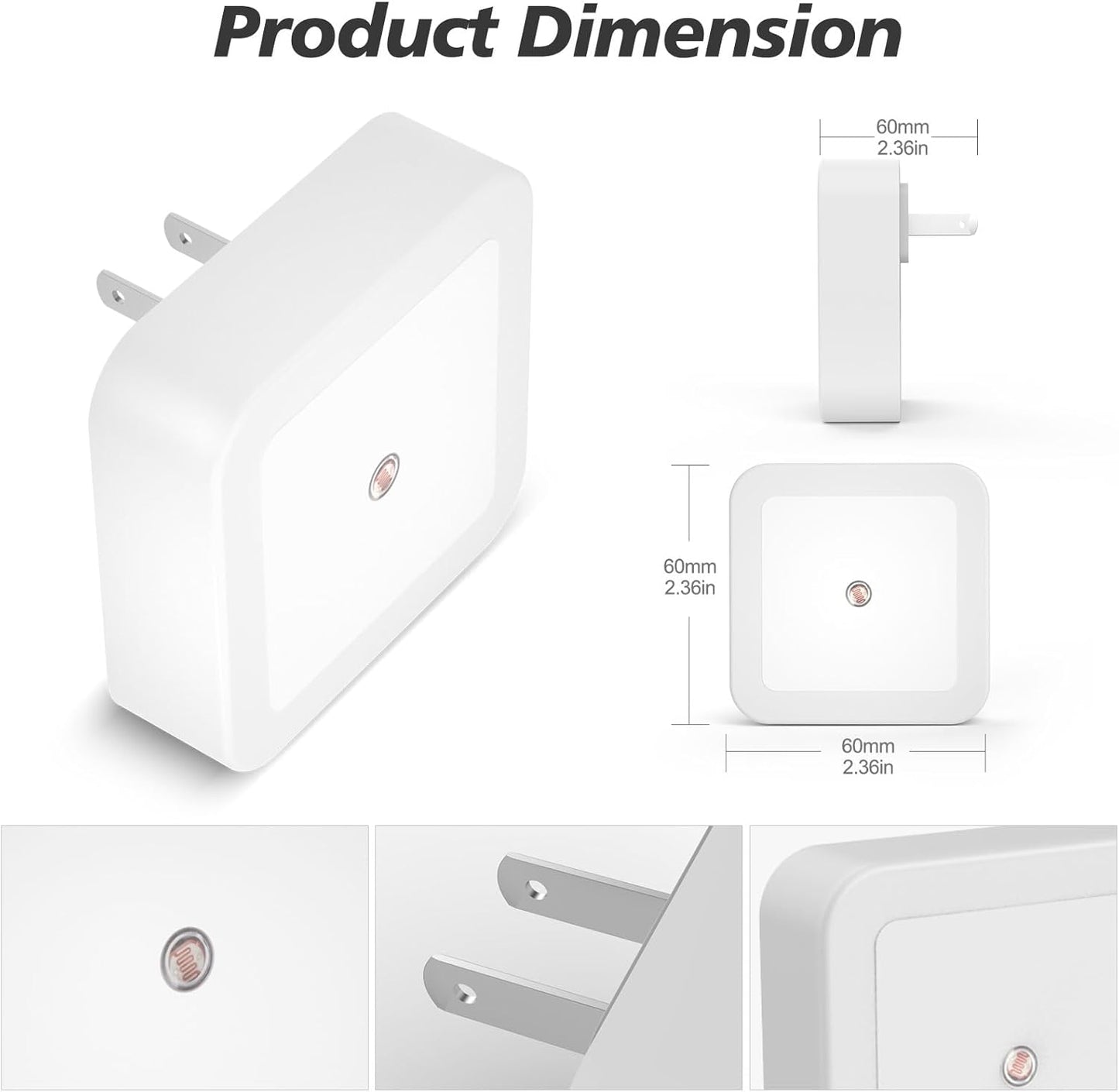 ✨Night Lights Plug into Wall 6-Pack