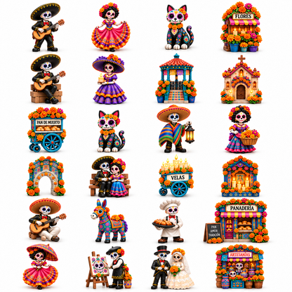 💀 Pueblo del Día de Muertos 2026 – 24 Days of Color, Memory & Tradition 🌼🕯️