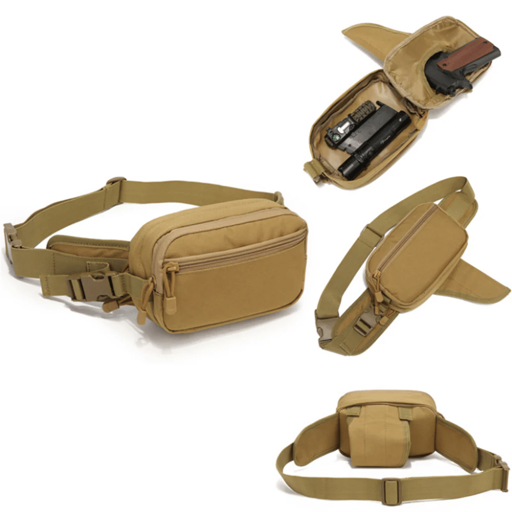 🎒 Tactical EDC Waist Bag – Concealed Carry Crossbody Utility Pack 🇺🇸🔥