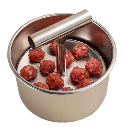 🥩 Stainless Steel Meatball Maker – Make 6 or 12 Perfect Meatballs at Once