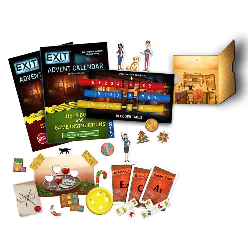 🔎🎄 24 Days to Escape Santa’s Workshop – Christmas Puzzle Advent Calendar 🗝️✨