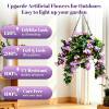 ✈️Free Shipping🌺Faux Crepe Myrtle Hanging Baskets – Ultra-Realistic🌸✨