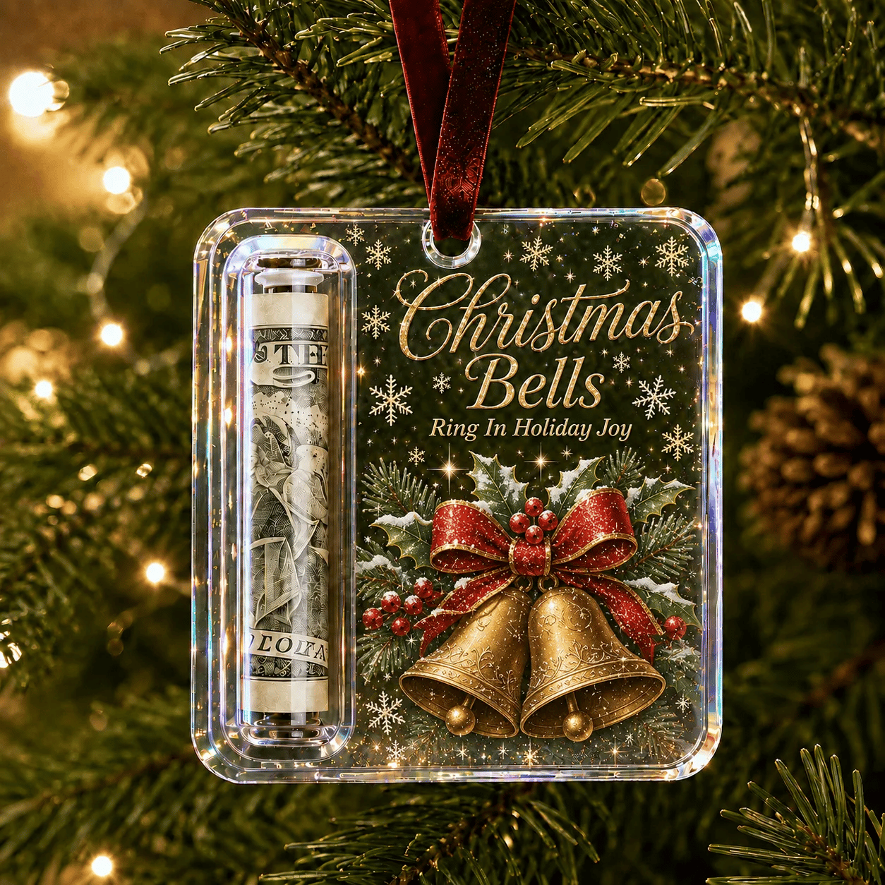 🔥Nur noch 40 Stück!🎉-✨🎄Weihnachtsgeschenk-Halter als Ornament