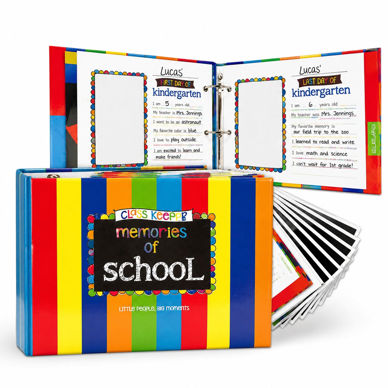❤️ School Years Memory Keepsake Binder | First & Last Day Photo Album 📚