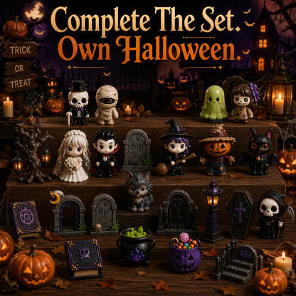 🔥🏚️ 👻 24-Day Halloween Countdown DIY Spooky Haunted House Craft Kit