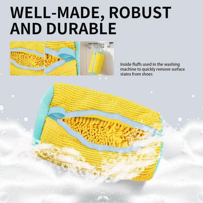 🔥LAST DAY 50% OFF👟20,000+ Fiber Shoe Washing Bag – Deep Clean & Protect Shoes In Every Wash🫧