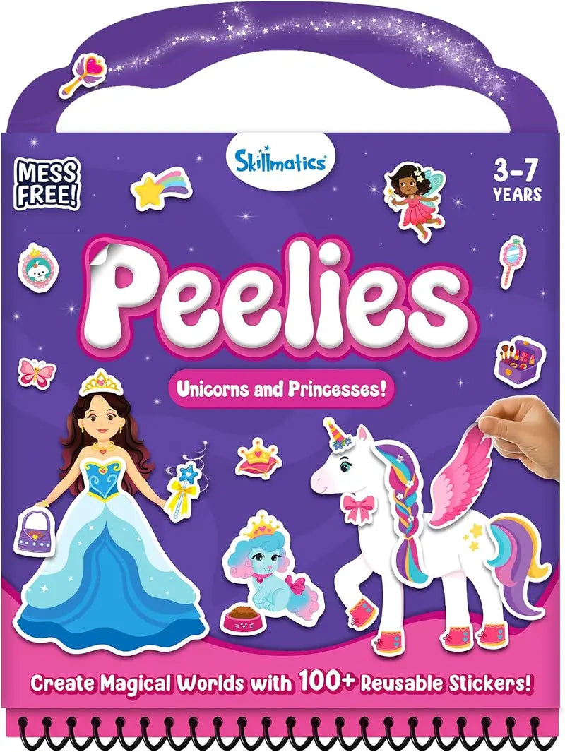 🎨 Reusable Sticker Activity Book - 100+ Stickers, 6 Creative Scenes
