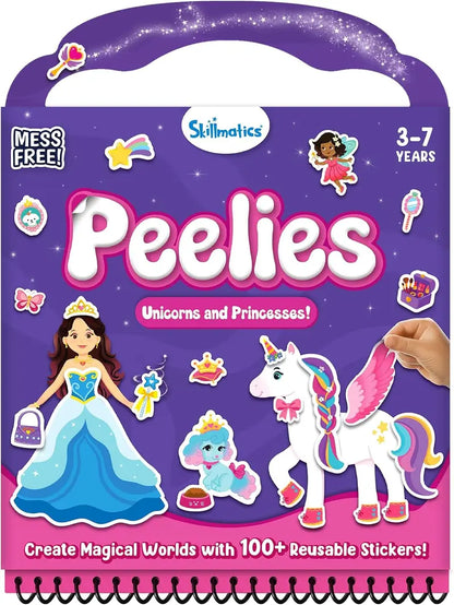 🎨 Reusable Sticker Activity Book - 100+ Stickers, 6 Creative Scenes