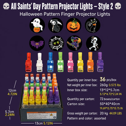 🎃 Tiny Ring, Big Halloween Magic – Fingertip Projection Light