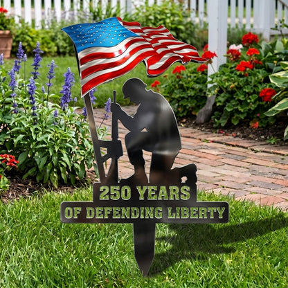 250th Anniversary Garden Stake