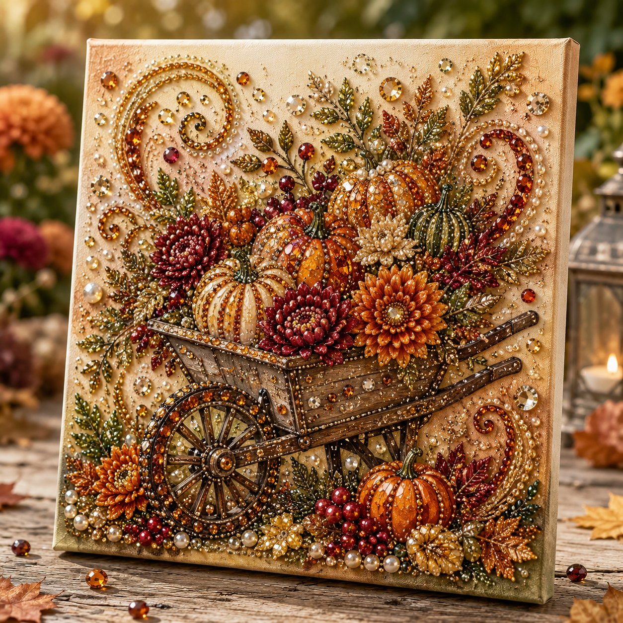 🔥Last Day 49% OFF 🍂✨DIY Fall Pearl Painting Kit – Create Sparkling Fall Masterpieces