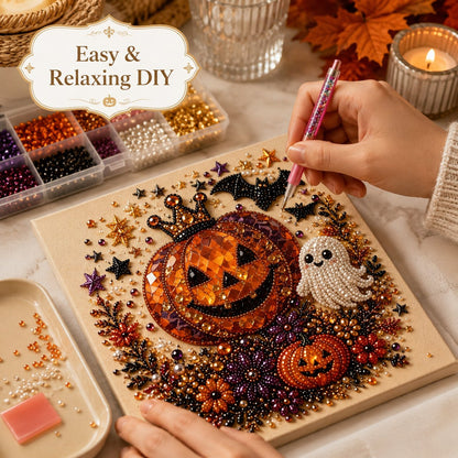 🔥LAST DAY 50% OFF 🎃👻 Halloween Gem Art Kit– Easy, Mess-Free DIY Fun