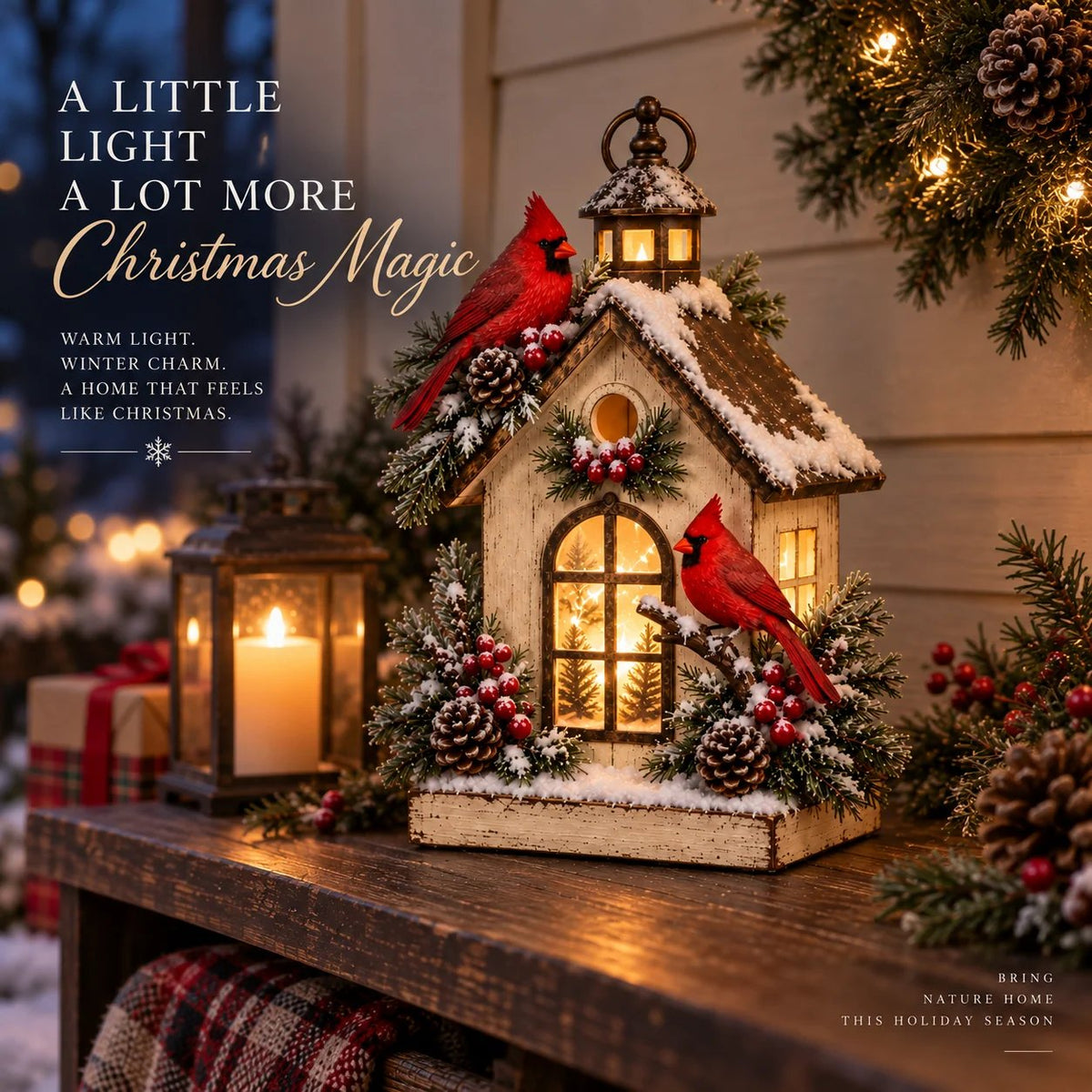 ❤️ Cardinal Cottage in Winter | A Cozy Home for Redbird Lovers