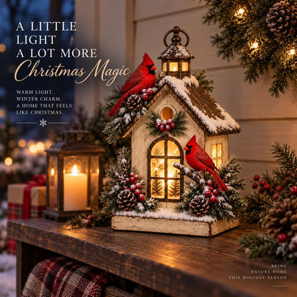 ❤️ Cardinal Cottage in Winter | A Cozy Home for Redbird Lovers