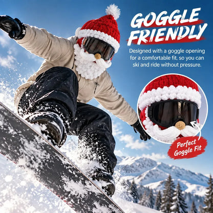 🎅❄️ Christmas Character Ski Mask™ | 3D Knit Full-Face Cover in 3 Festive Styles