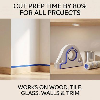 🎨 Painter’s Tape Applicator – Precision Edge Guide & Built-In Cutter