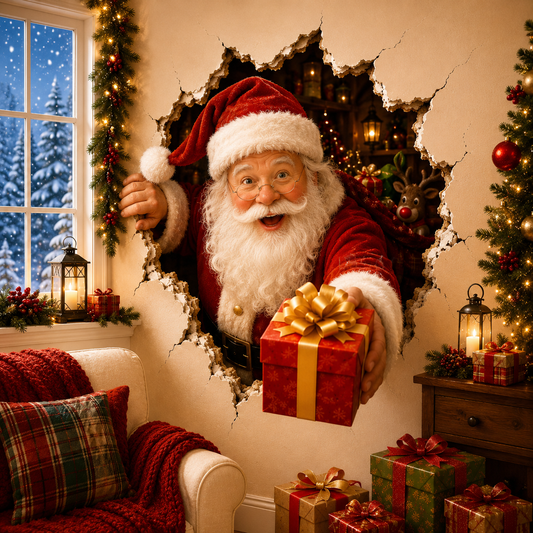 🔥 Last Day 50% OFF | 🎄 Christmas Breakthrough™ Wall Decal – 19.7"