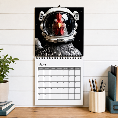 Funny Chickens 2027 Calendar