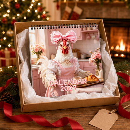 Funny Chickens 2027 Calendar