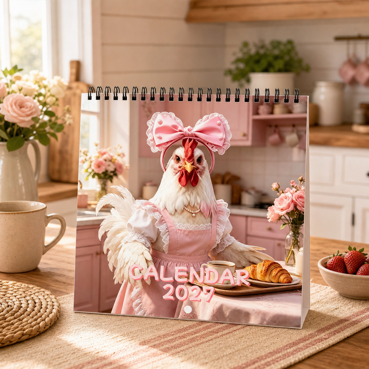 Funny Chickens 2027 Calendar