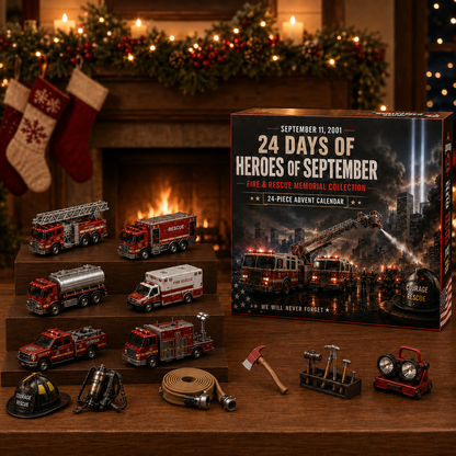 🔥Never Forget – 24-Piece Firefighter & First Responder Memorial Collection