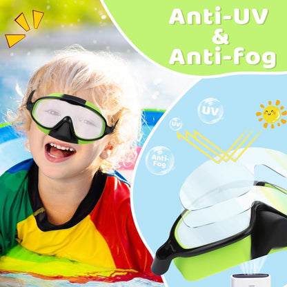 🔥Last Day Promotion 50% OFF-🔥HD children's large frame waterproof and anti-fog swimming goggles