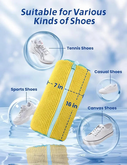 🔥LAST DAY 50% OFF👟20,000+ Fiber Shoe Washing Bag – Deep Clean & Protect Shoes In Every Wash🫧