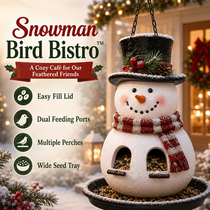 🔥🎄 Christmas Bird Café – 5 Whimsical Feeders for a Festive Winter Garden