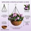 ✈️Free Shipping🌺Faux Crepe Myrtle Hanging Baskets – Ultra-Realistic🌸✨
