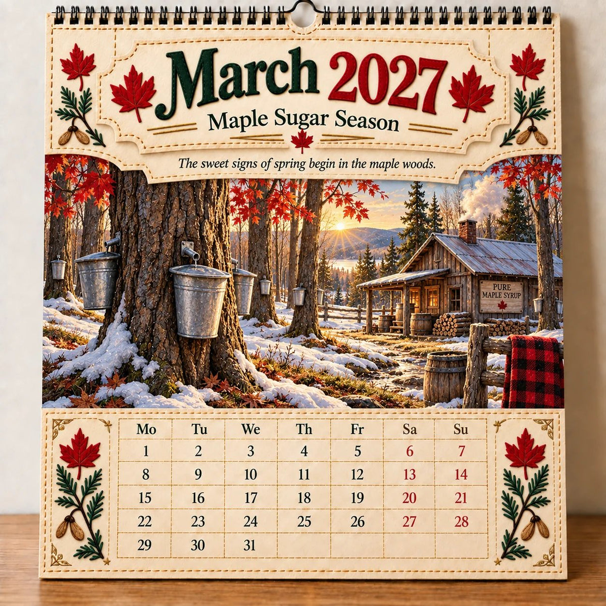 🇨🇦 Canada 160: Our Home, Our Story – 2027 Commemorative Wall Calendar 🍁