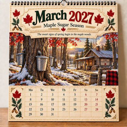 🇨🇦 Canada 160: Our Home, Our Story – 2027 Commemorative Wall Calendar 🍁