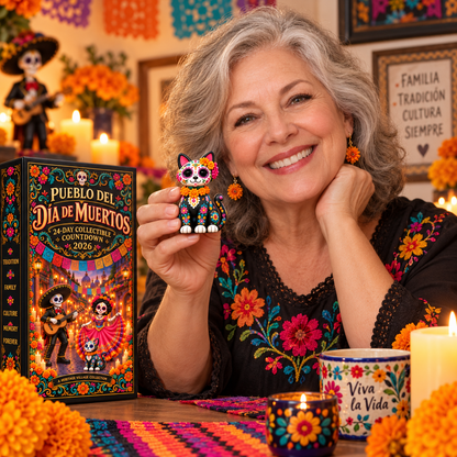 💀 Pueblo del Día de Muertos 2026 – 24 Days of Color, Memory & Tradition 🌼🕯️