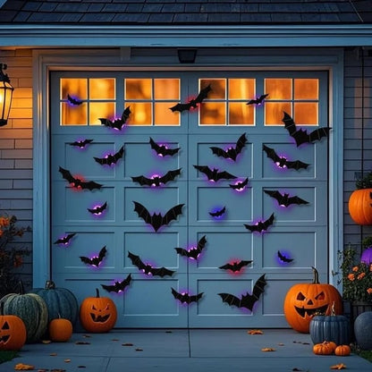 🦇 Limited-Time Halloween Sale 49% OFF –  3D Bat Light Design LED Decorations