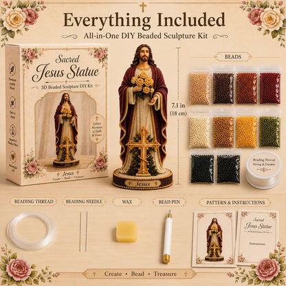 🔥LAST DAY 49% OFF✝️ DIY Sacred Jesus Crystal Bead Art Kit