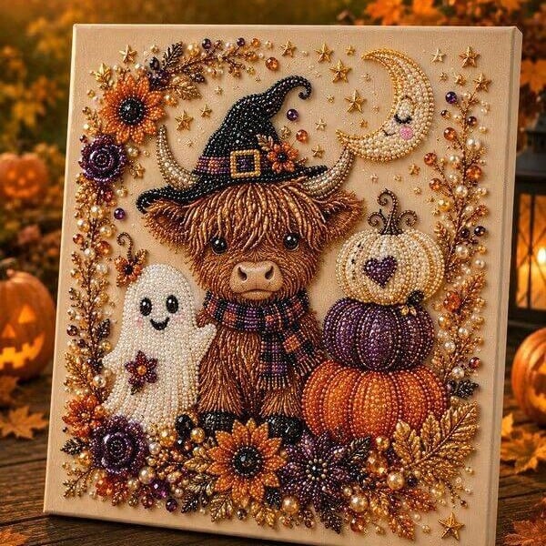 🔥LAST DAY 50% OFF 🎃👻 Halloween Gem Art Kit– Easy, Mess-Free DIY Fun